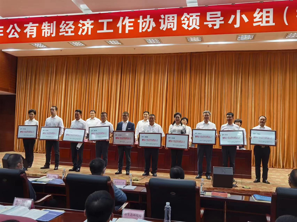 Su Ertian, Chairman of the Board of Directors of Global New Material International (Chesir), was Awarded as one of the Top Ten Private Economic Representatives in Liuzhou