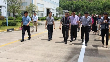 Inspector Peng Jianming of the Industry and Information Commission of the Autonomous Region Visited Chesir Pearlescent